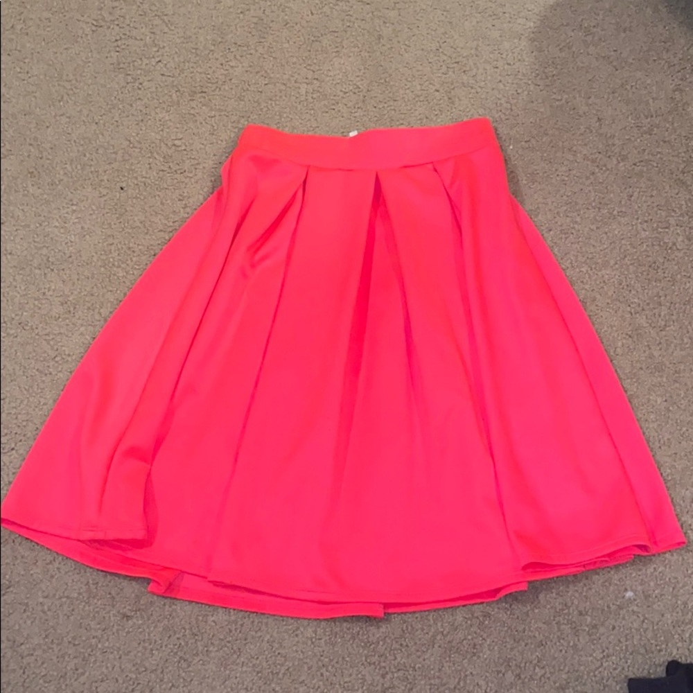 Hot pink A-Line Skirt